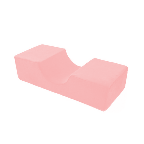 Poduszka kosmetyczna welurowa - różowa 1