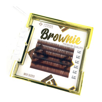 Rzęsy Brownie 0,07 mix - Medium Brown, D