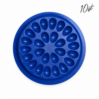 Podstawka na klej - Glue Holder (niebieski), 10szt