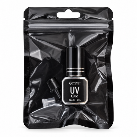 Koreański klej UV do przedłużania rzęs - Czarny 5ml