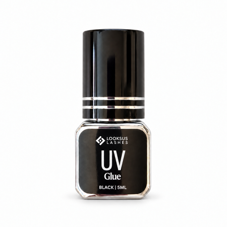 Koreański klej UV do przedłużania rzęs - Czarny 5ml