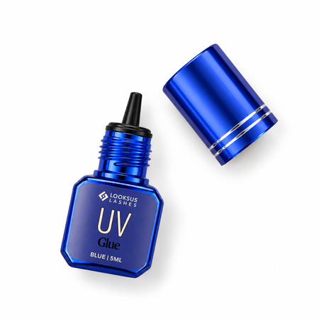 Klej UV do przedłużania rzęs - Niebieski 5ml