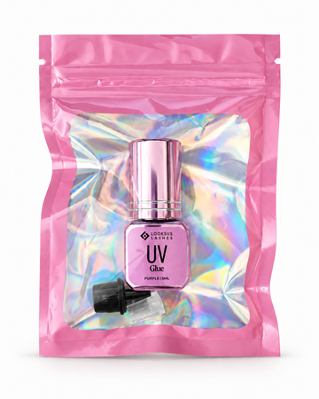 Koreański klej UV do przedłużania rzęs - Fioletowy 5ml