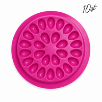 Podstawka na klej - Glue Holder (fuksja), 10szt