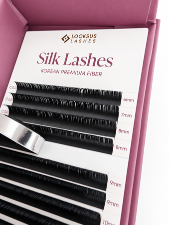 Nowa generacja - rzęsy do przedłużania Silk Lashes 0,07, C, 14mm
