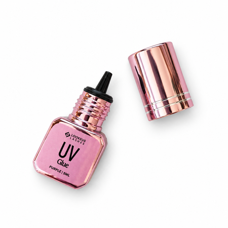 Koreański klej UV do przedłużania rzęs - Fioletowy 5ml