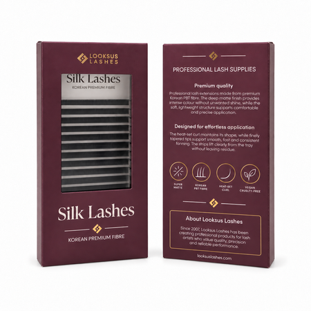 Nowa generacja - rzęsy do przedłużania Silk Lashes 0,07, D, 11mm