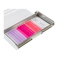Rzęsy Color Mix - Lila Rose, 0,07, C
