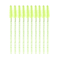 Szczoteczki do rzęs (10szt) - zielony