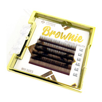 Rzęsy Brownie 0,07 - Dark Brown, C, 7mm