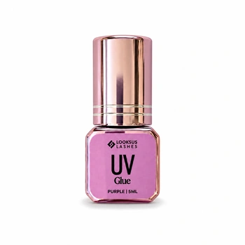 Koreański klej UV do przedłużania rzęs - Fioletowy 5ml