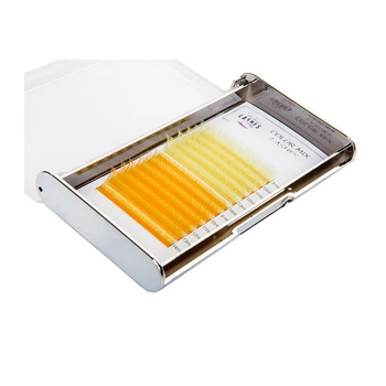 Rzęsy Color Mix - Yellow, 0,07, C